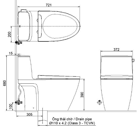 Cách lắp đặt bồn cầu 1 khối chỉ với vài bước đơn giản tại nhà  Hút hầm cầu  Nhật Quang