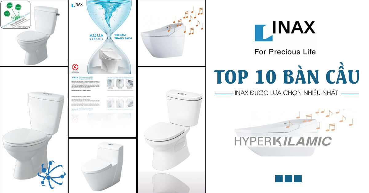 TOP 10 BỒN CẦU LOGO ĐƯỢC LỰA CHỌN NHIỀU NHẤT